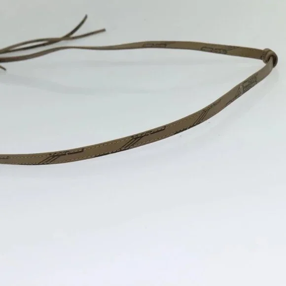 BALENCIAGA Chain Le Cagoule Mini Shoulder Bag Leather Beige Silver Auth bs27430 - Picture 8 of 16